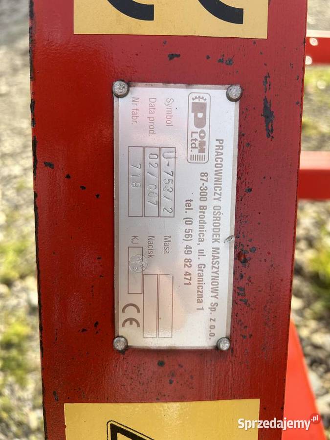 Gruber głębosz agregat ścierniskowy bezorkowy Nowy Sącz