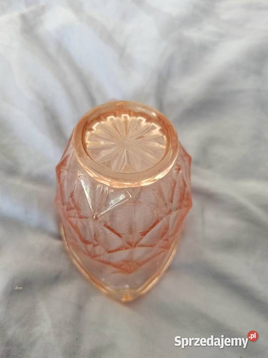 Mlecznik różowy Rozalinowy szkło dzbanuszek Choszczno