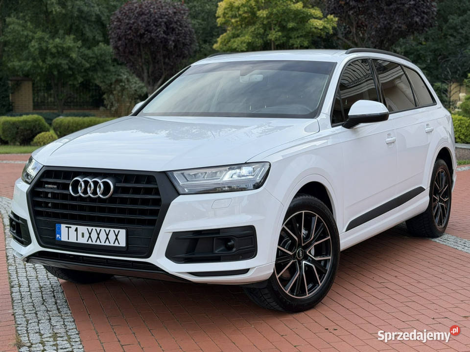Audi Q7 30 TDI Bogato Wyposażona Polski Salon czujnik deszczu Q7 Widełki