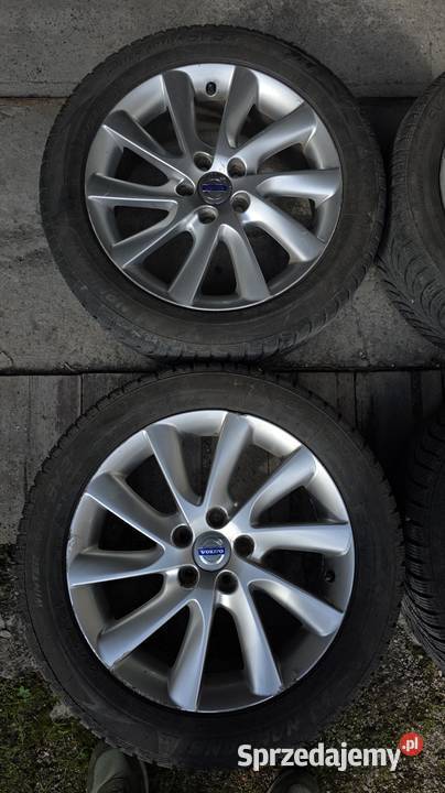 4 alufelgi VOLVO 17 5x108 opony zimowe 22550 r17 Samochodowe warmińsko-mazurskie Pasłęk