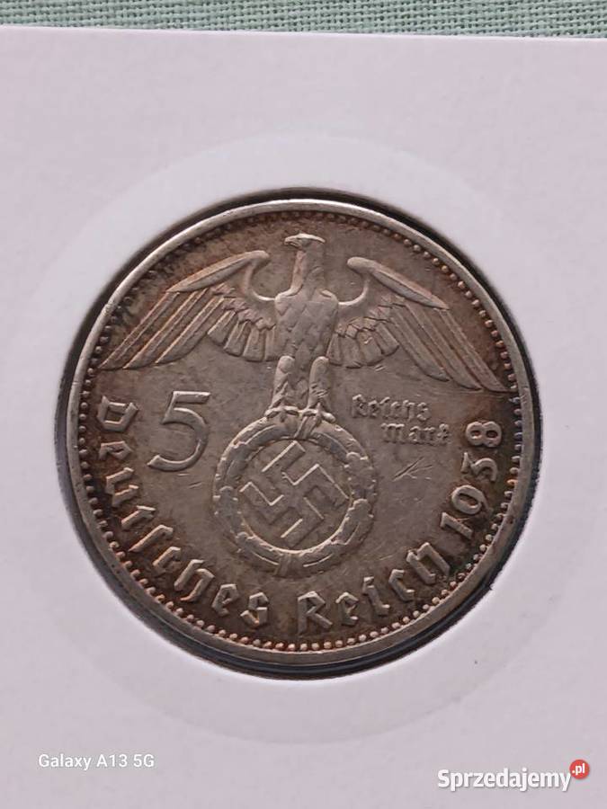 5 Marek Niemcy 1938 rPaul von Hindenburg menA 3