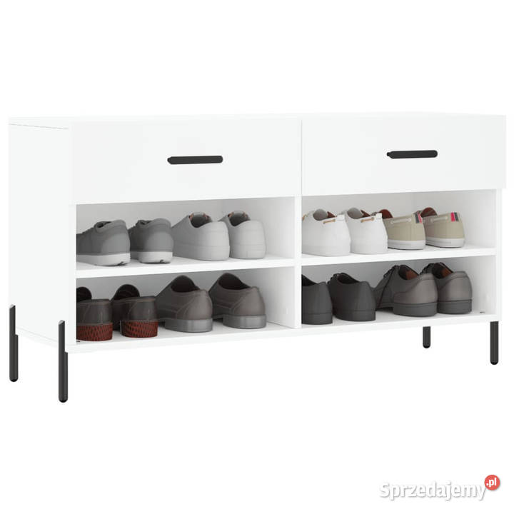 Ławka z miejscem na buty biała 102x35x55 mazowieckie Warszawa sprzedam