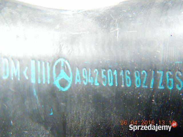 WĄŻ RURA WODY MERCEDES ACTROS A9425011682 NOWY Węże chłodnicy