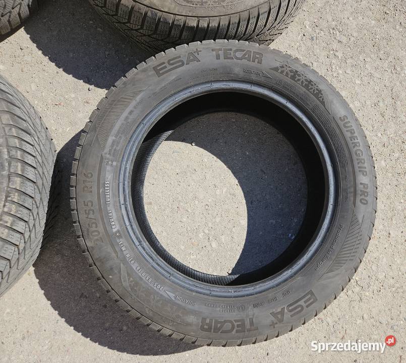 4 Opony zimowe 20555R16 ESA TECAR SuperGrip PRO zima Samochodowe pomorskie Gdańsk