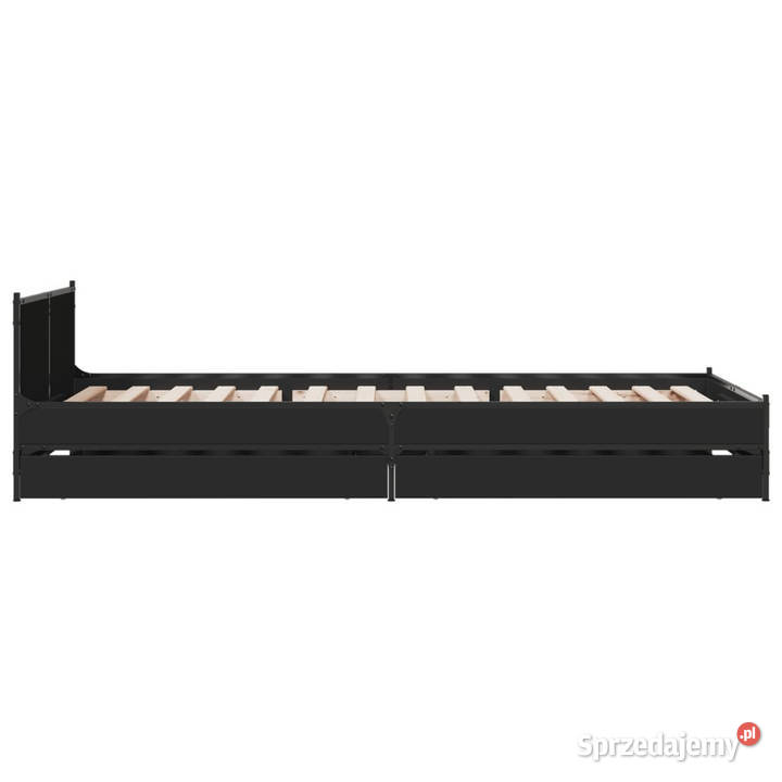 Rama łóżka z szufladami czarna 90x200 WM3279967 Warszawa