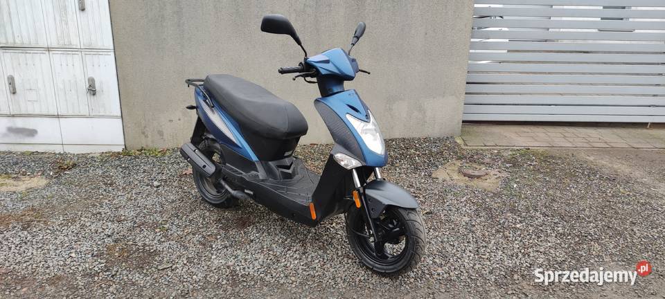 Skuter Kymco Agility 50 4t 2022 niebieski czarny nieuszkodzony Warszawa