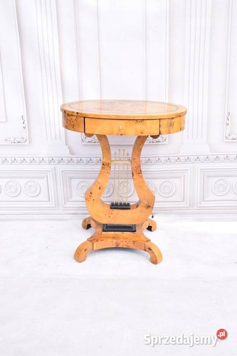 Owalny Stolik Kwietnik Stół Styl Art Deco Harfa Kraków sprzedam
