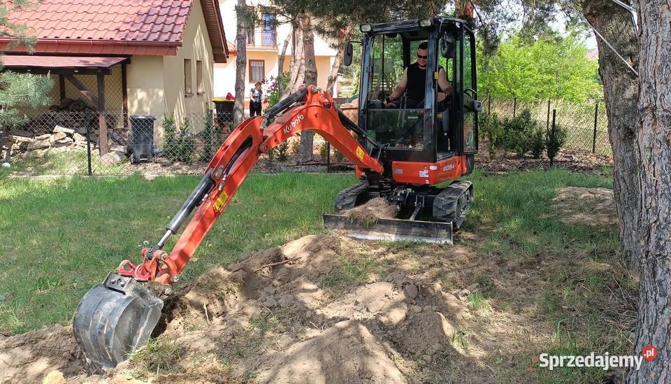 Montaż odwodnienia domu drenażu wielkopolskie Wąsosze