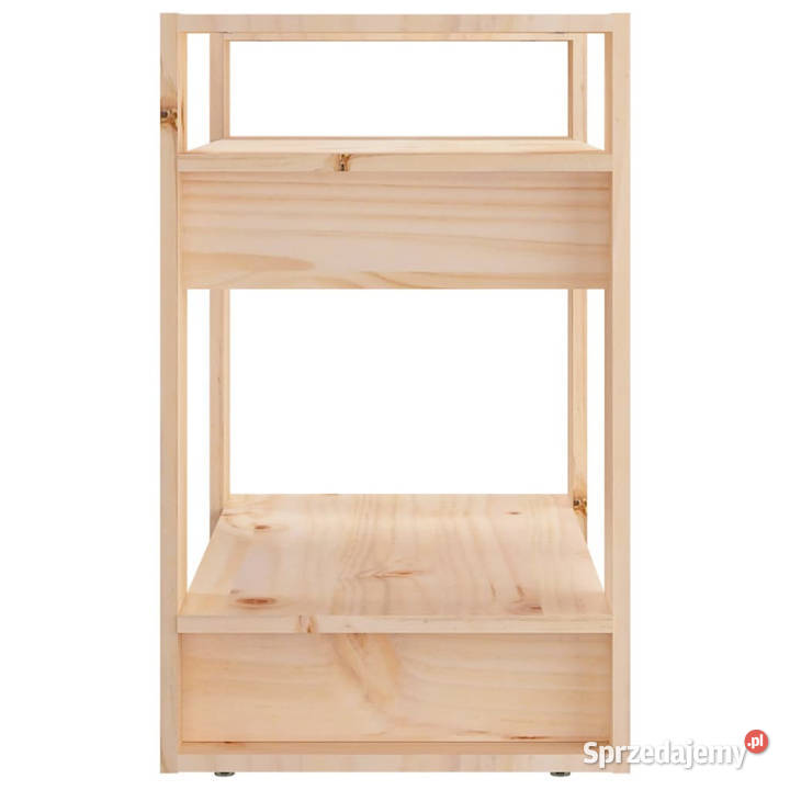 Regał na książkiprzegroda 60x35x57 lite drewno Warszawa sprzedam