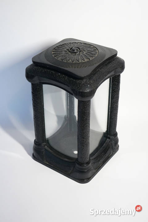 Czarny znicz żywiczny kapliczka roma Pozostałe Częstochowa