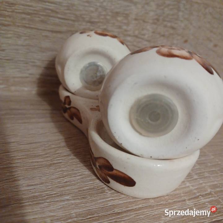 Zestaw przypraw sol i pieprz porcelana z Wrocław
