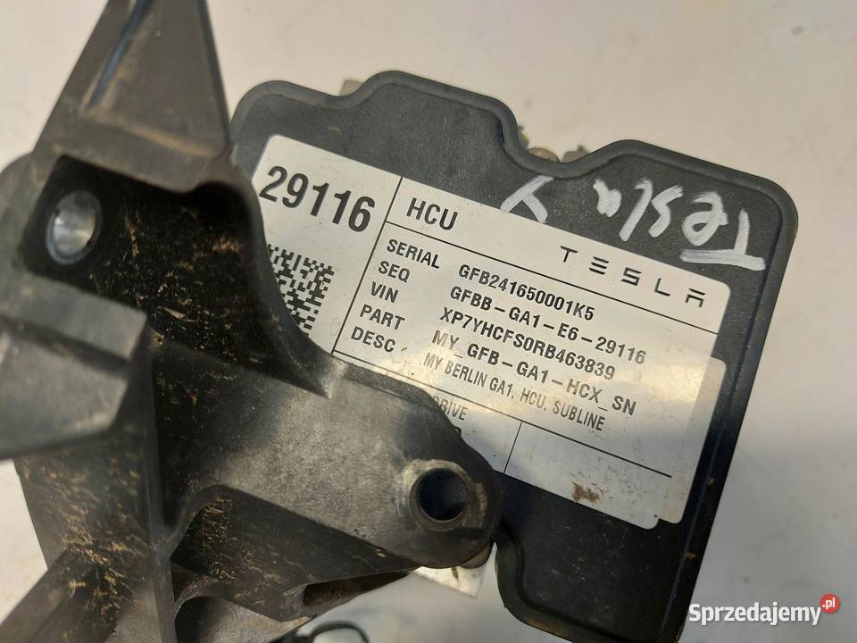 TESLA MODEL Y 2024r POMPA HAMULCOWA ABS sprzedam