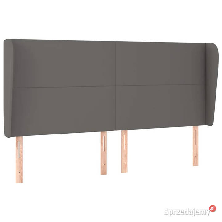 Zagłówek uszak szary 163x23x118128 sztuczna Ramy i stelaże Warszawa