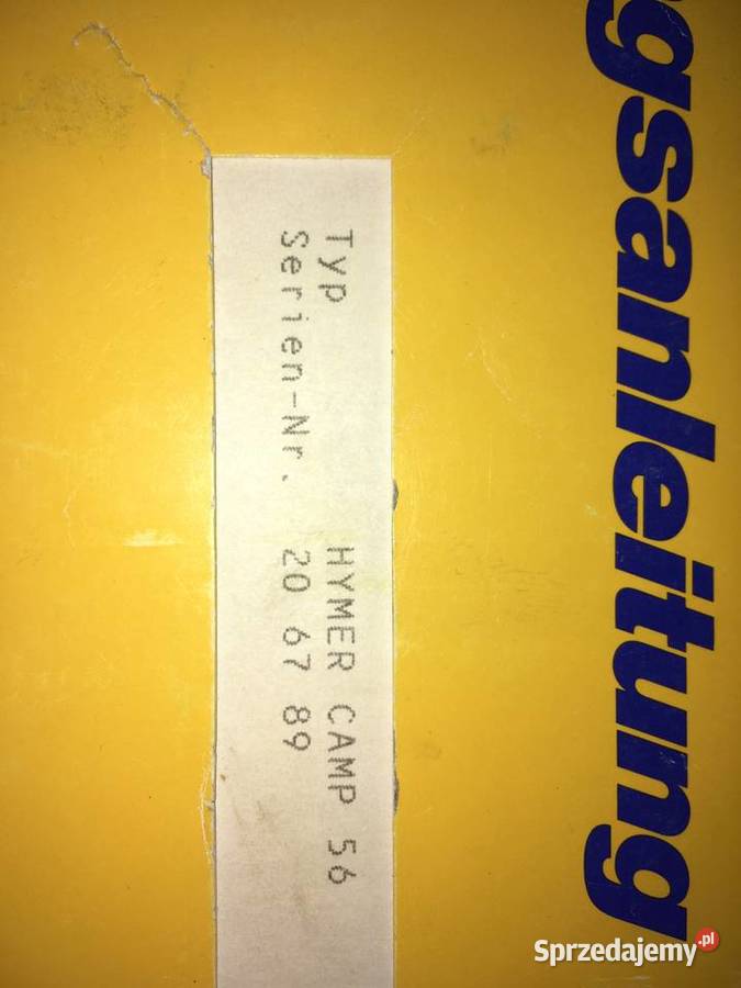 HYMER CAMP 56 FIAT DUCATO pomorskie Rumia sprzedam