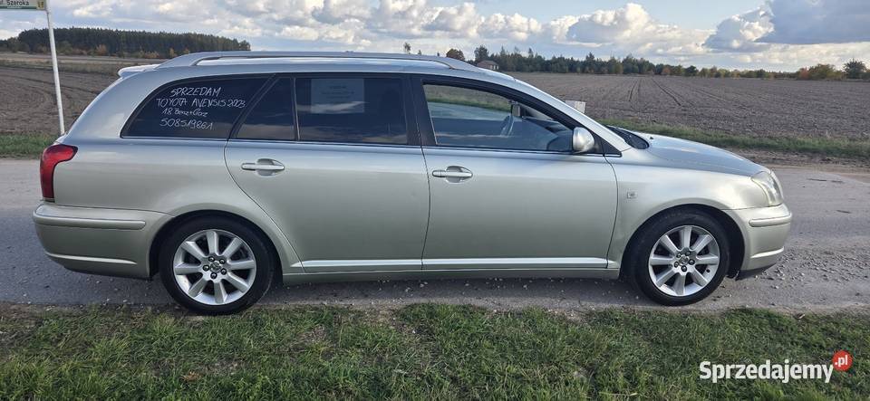 Toyota Avensis 2003r 18 benzyna z lpg relingi dachowe mazowieckie Wola Mrokowska