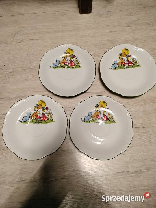 Bajkowy talerzyk Chodzież dzieci porcelana Pozostałe Choszczno