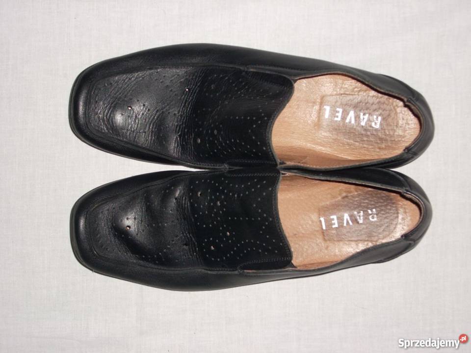 RAVEL Skórzane Buty Męskie Skóra st Idealny 40 Rozmiar 41 Półbuty Nowy Sącz