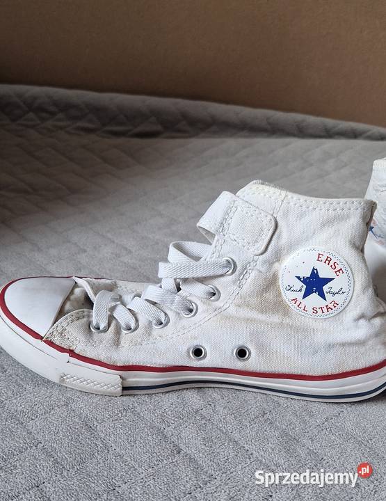 trampki wysokie na rzep Converse r 35 białe Kraków