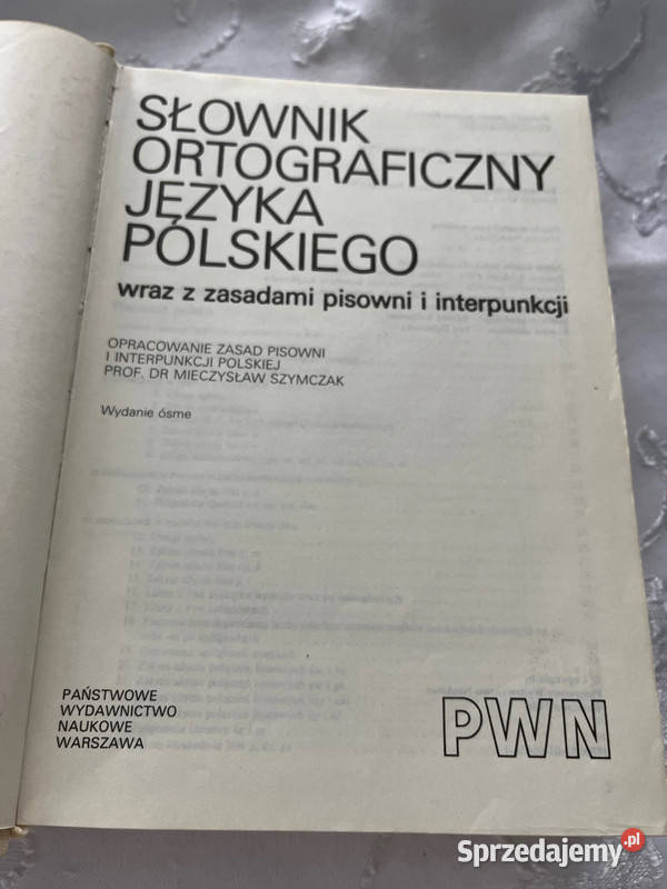 Słownik ortograficzny języka polskiego PWN Bielsko-Biała