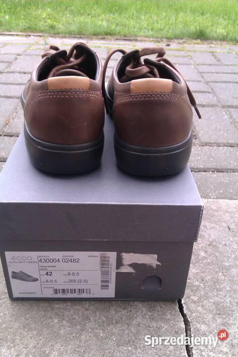 skórzane półbuty męskie ECCO Soft 7 Mens EU42