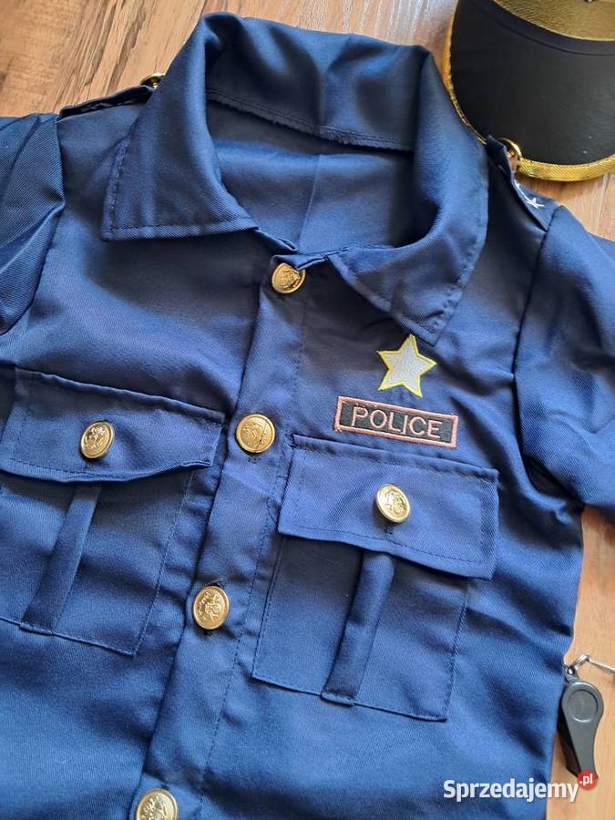 nowy strój policjanta na wzrost 98104 Dł spodni Sandomierz