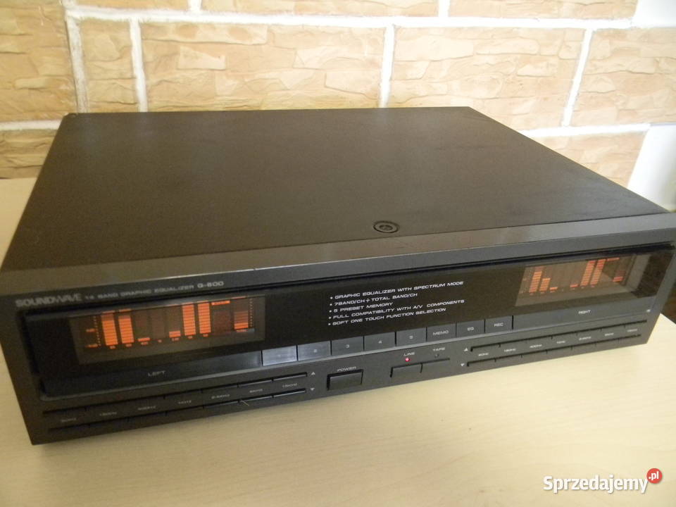 Tanio korektor graficzny z analizatorem widma łódzkie