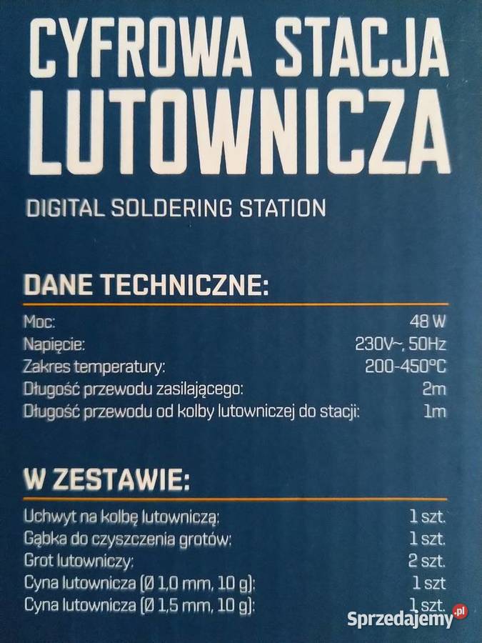 NAJTANIEJ Cyfrowa Stacja Lutownicza 450st 48W Zabrze sprzedam