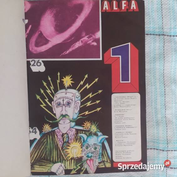 Komiks Alfa twarda z obwolutą Zabrze