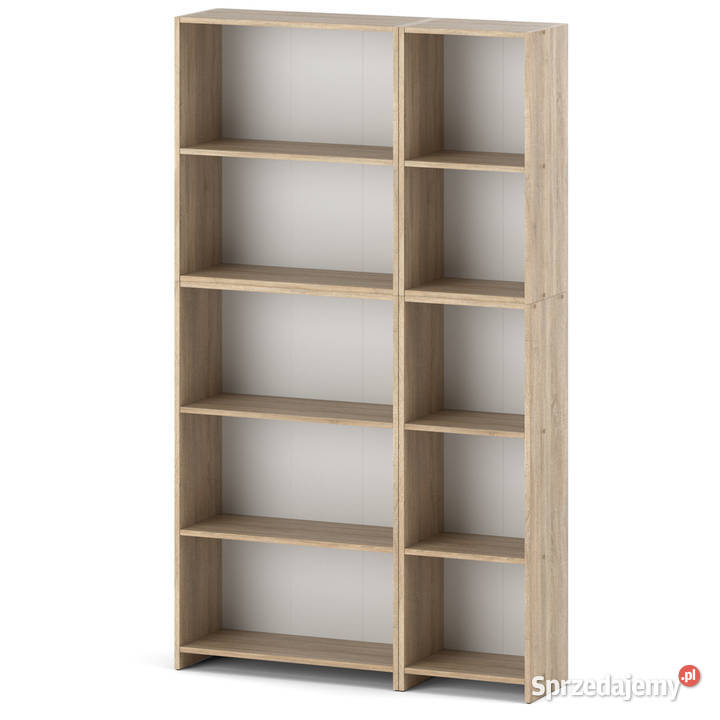 Regał Drewniany Na Książki 110 Dąb Sonoma Słupek Elbląg sprzedam