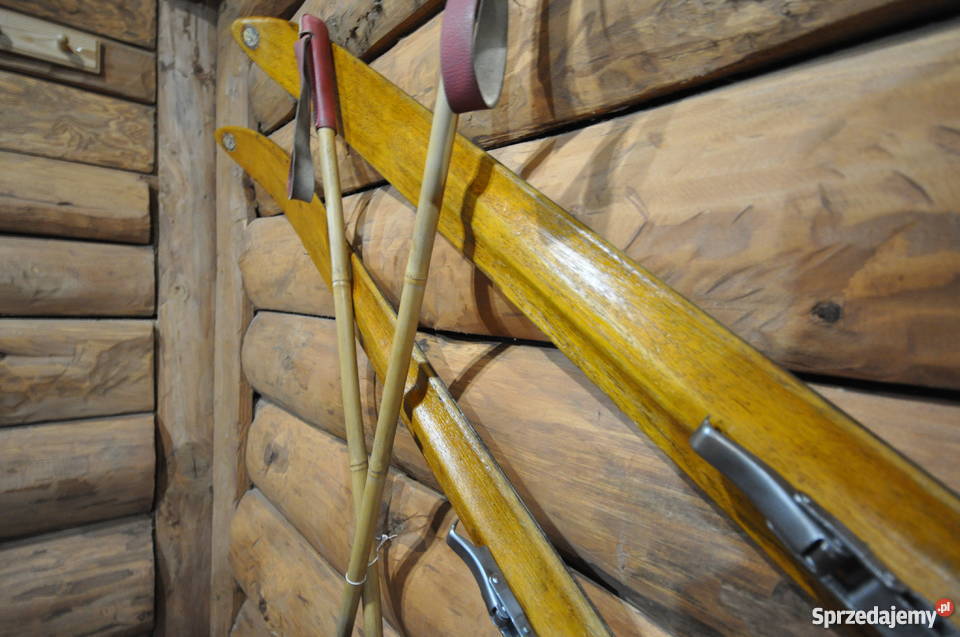 Stare narty ST ZUBEK Zakopane kijki Pruchnik sprzedam