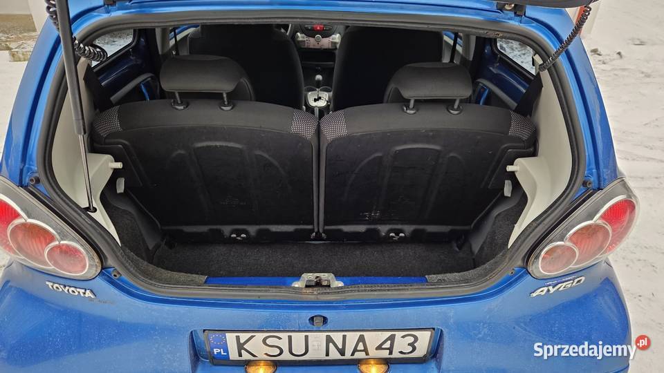 Toyota Aygo Automat niebieski Gdańsk sprzedam
