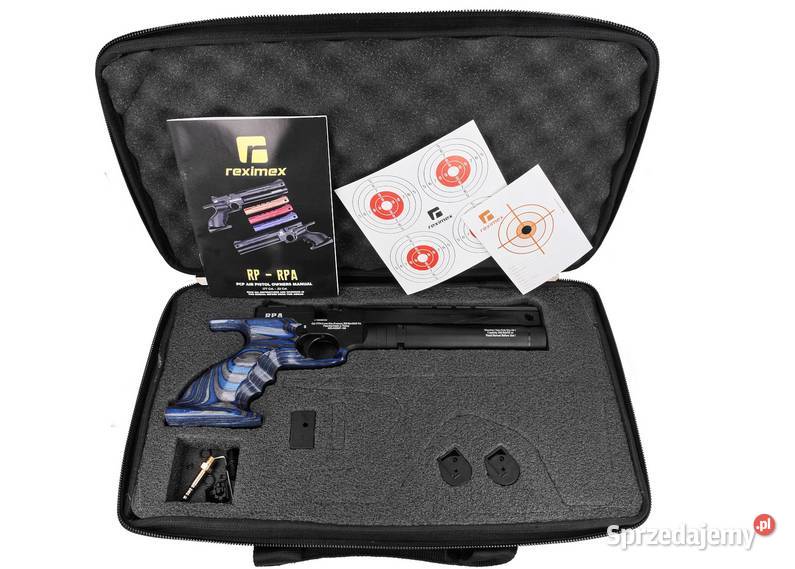Pistolet wiatrówka PCP Reximex RPA BLUE