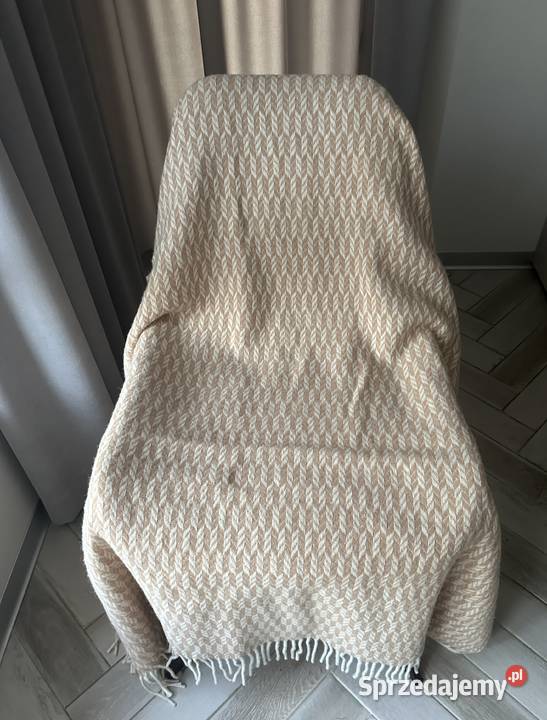 Koc pled Princess 100 wełny 130x170 Pościel i koce Łódź