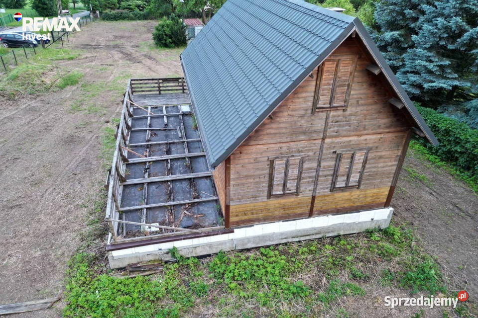 Drewniany domek z widokiem na góry Kisielów
