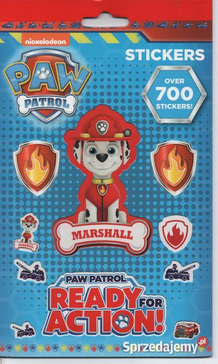 Psi Patrol Marshall Zestaw Naklejki Nalepki 700 Mogilany