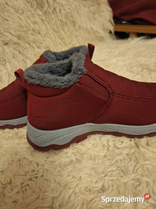 Bytu zimowe 38225 czerwone super ciepłelekkie Kozaki Warszawa