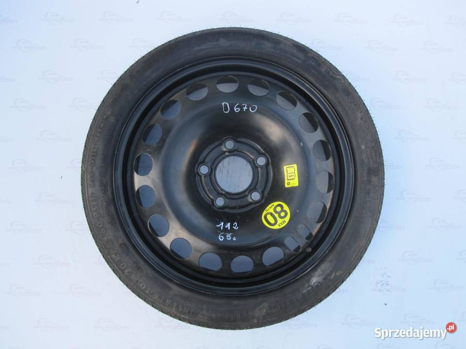 OPEL VECTRA C koło dojazdowe 1157016 92M 5x110
