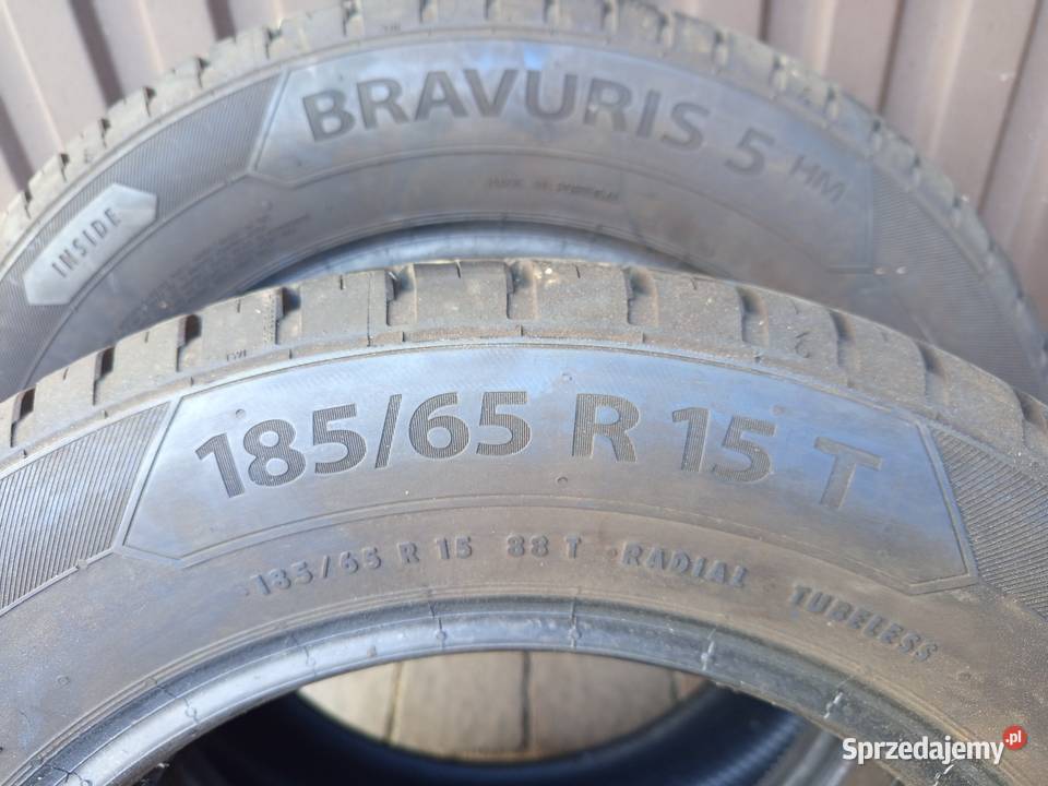 Opony letnie 18565 r 15 Barum 15cale Myszków sprzedam
