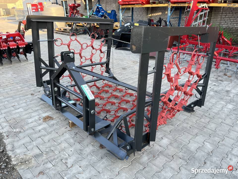 Włóka łąkowopolowa 6m 4 rzę brona polowa palcowa nieuszkodzony warmińsko-mazurskie