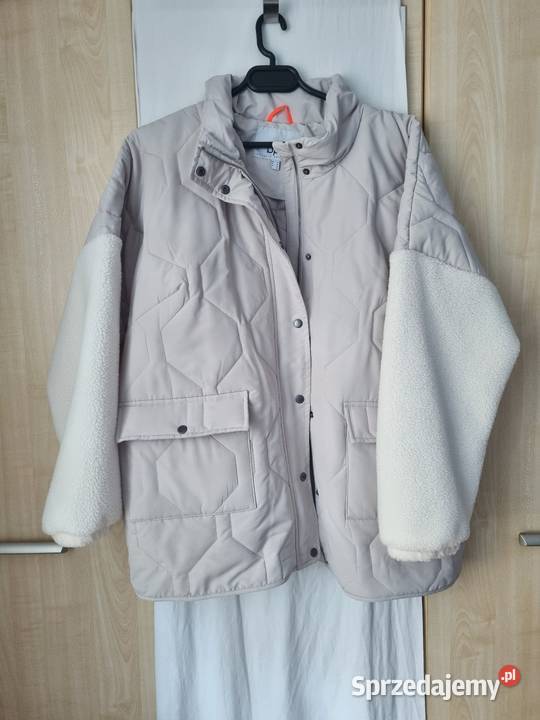 Kurtka pikowana ocieplana szara Ruciane-Nida
