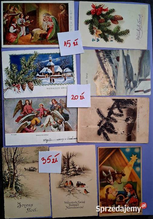 Stare kartki świąteczne Hrubieszów