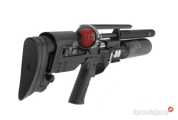 Wiatrówka PCP Hatsan Factor BP tłumik QE 55 mm Sporty strzeleckie i myślistwo wielkopolskie Trzcianka