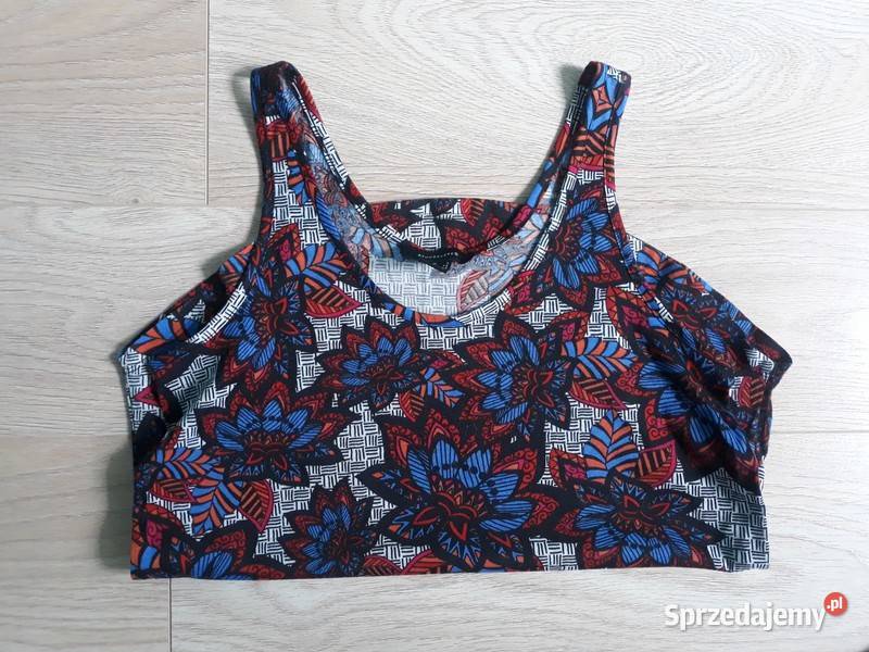 Kolorowa bluzka koszulka na ramiączkach Odzież damska Kraków