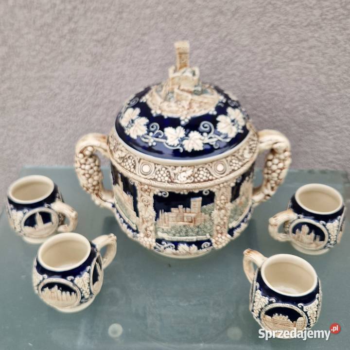 Porcelana Waza 4 filiżanki waza wys 3132 Strzelce Krajeńskie