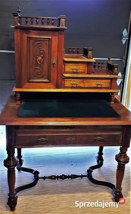 Przepiękny sekretarzyk drewniany Warszawa sprzedam