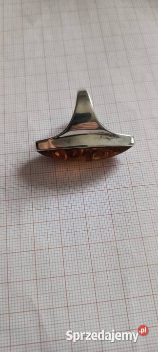 Pierścionek Bursztyn Vintage Białystok