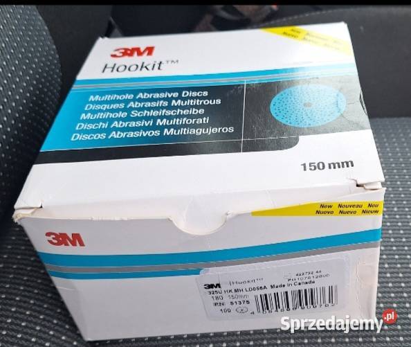 Krążki ścierne na rzep 150mm 3M Hookit 325U Kraków