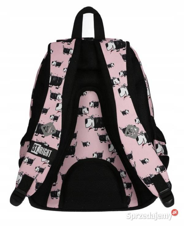 STRIGHT NOWY różowy plecak szkolny PIESKI Kielce