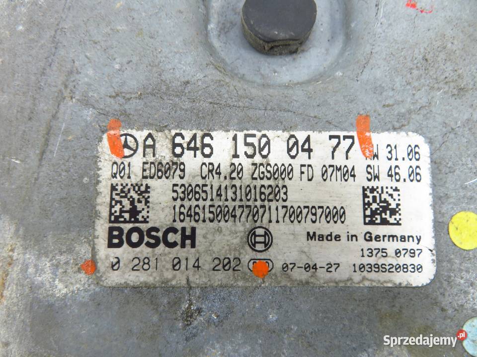 STEROWNIK MERCEDES SPRINTER 906 311 CDI małopolskie