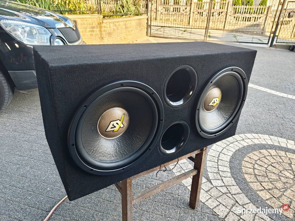 Skrzynia tuba basowa bassowa subwoofer dual 2x Niegowonice